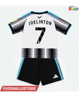 Günstige Newcastle United Joelinton #7 Heimtrikotsatz Kinder 2026-27 Kurzarm (+ Kurze Hosen)